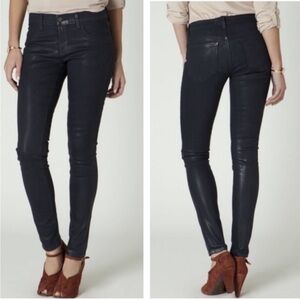 J Brand Coated Legging Jeans in Glory, Size 27